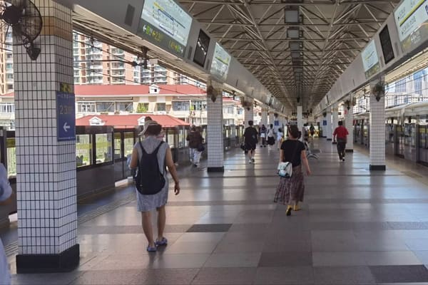 A transport concourse in the city where the vote was held.