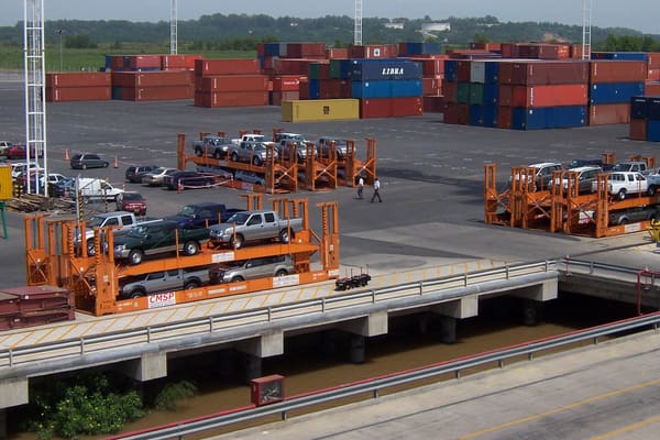 A port access road. Cable repair vessels work from berths like this one, weeks at a time.