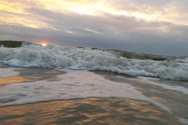 Surf builds along an exposed coast ahead of the peak of the season.