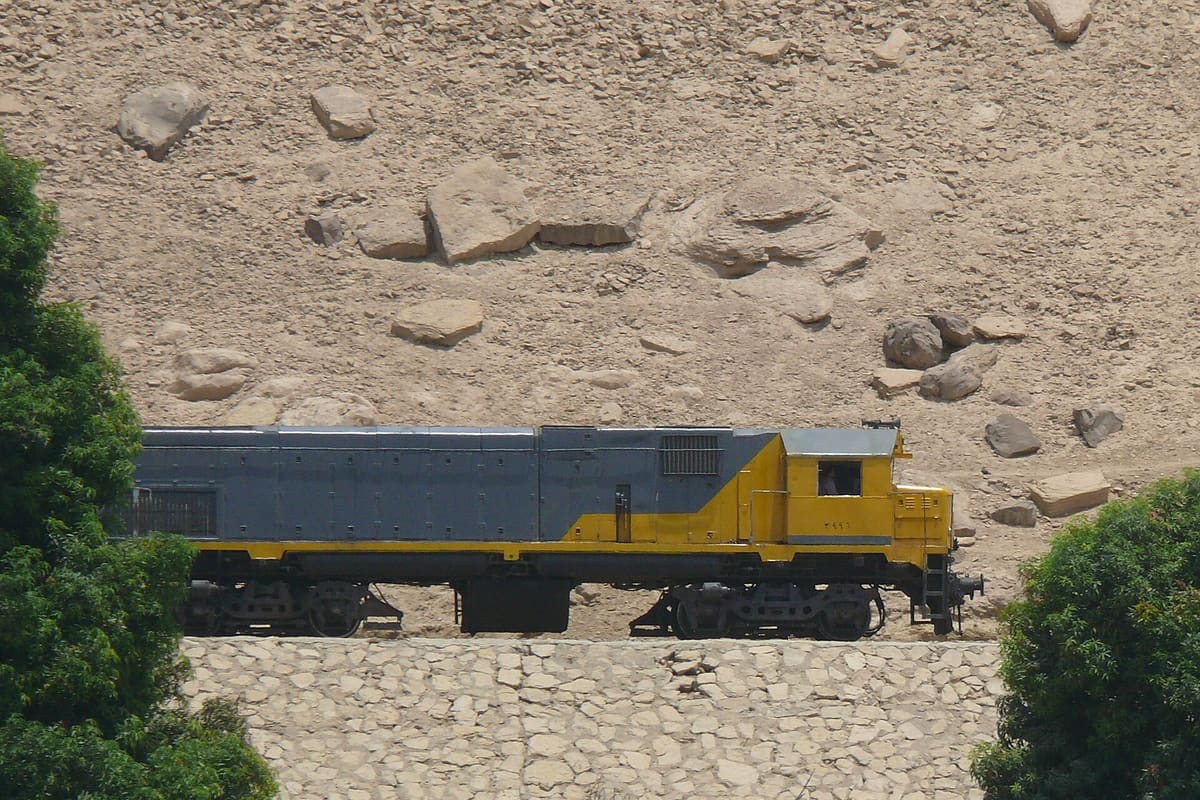 A vehicle on a gravel road in open country during a chase deployment.