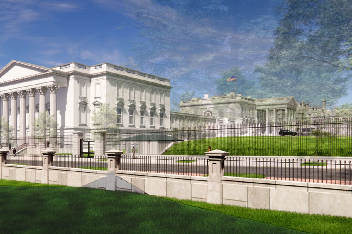 A federal building. Vacancy rates in field offices have reached 19% since the freeze began.