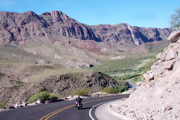 A viewpoint in a western national park during the reservation season.